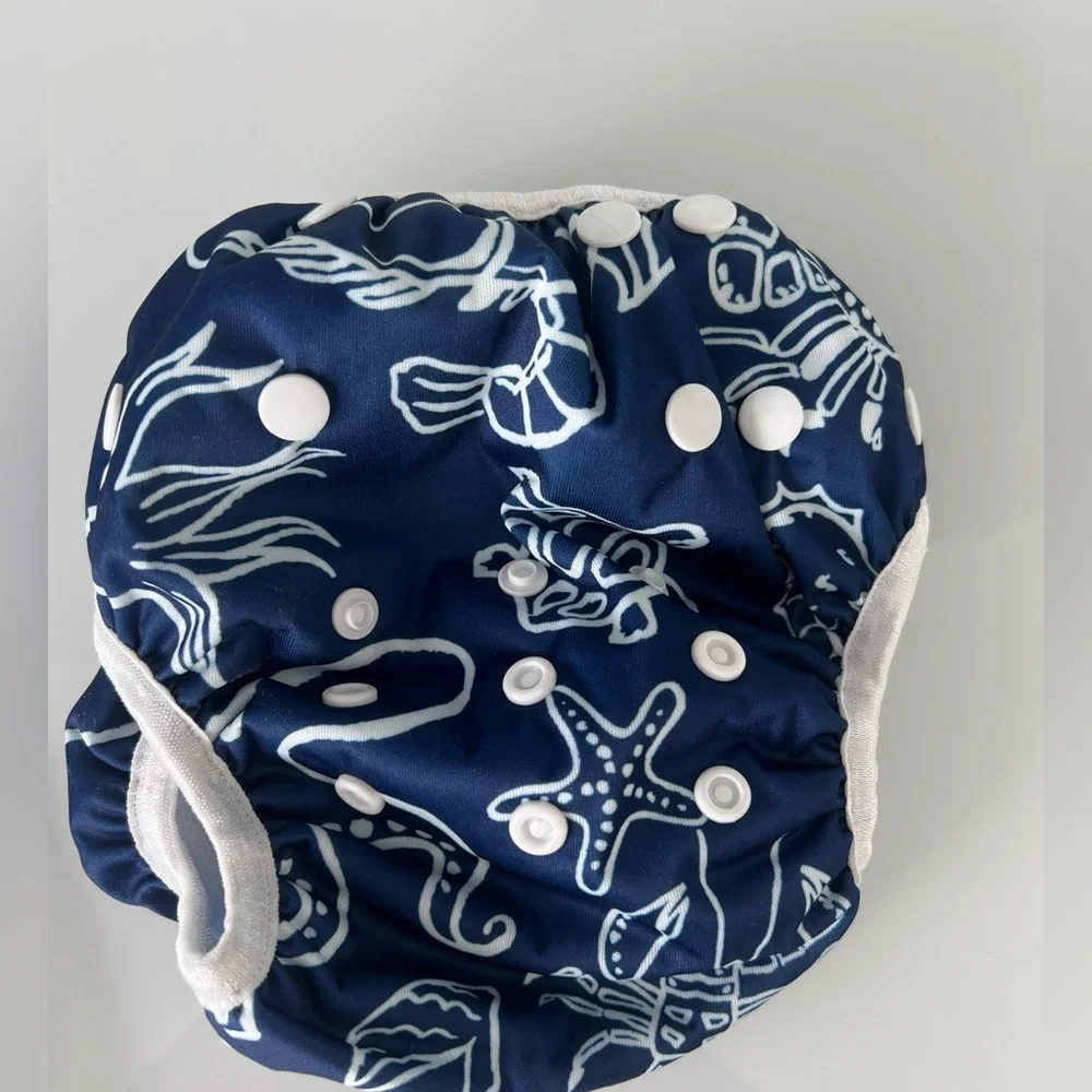 AlvaBaby Reusable Swim Diaper – Single Piece NEW NWT
